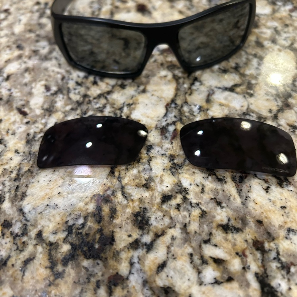 OAKLEY GASCAN PRIZM BLACK POLARIZED REPLACEMENT SUNGLASSES LENSES NEW